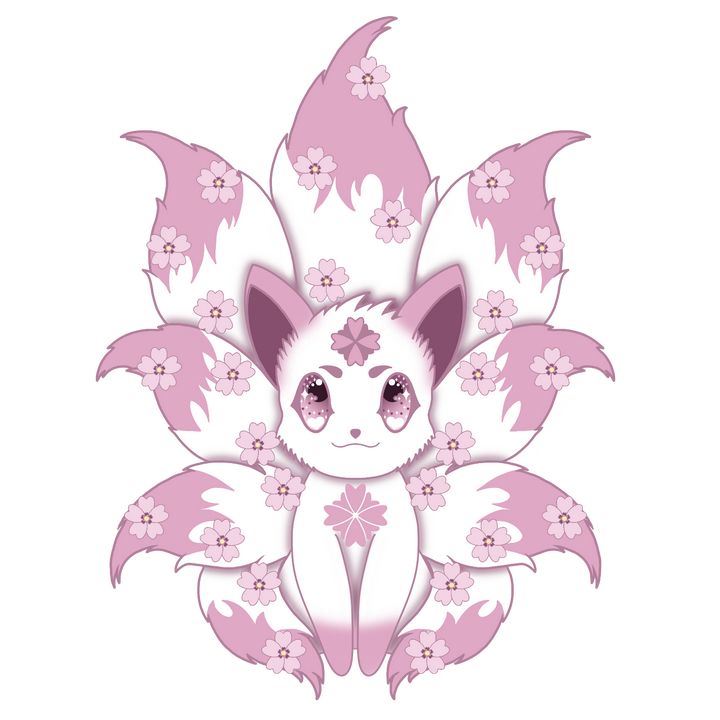 sakura_kitsune_art